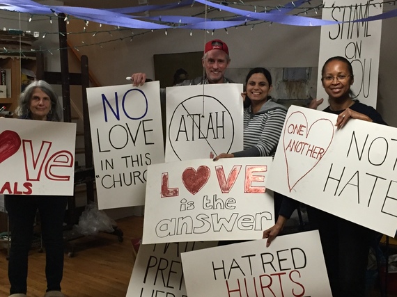Harlem Neighbors Call for "Love Not Hate" in Response to Hate Speech and Demagoguery