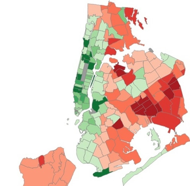 Interactive Map Shows Where You Can No Longer Afford To Live In NYC