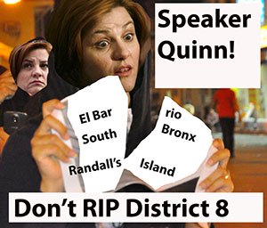  East Harlem and South Bronx Community Leaders Implore NYC Council Speaker Christine Quinn to Support “Common Sense" District 8 Plan