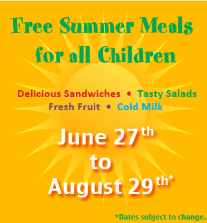 Free Summer Meals for All Children