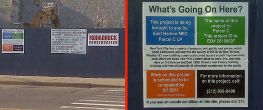 Rumblings in East Harlem; FiDi's 99 John Perks Up